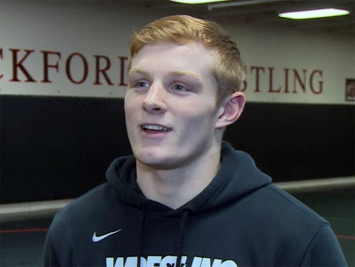 Rockford (Michigan) wrestler Ryan Ahern.